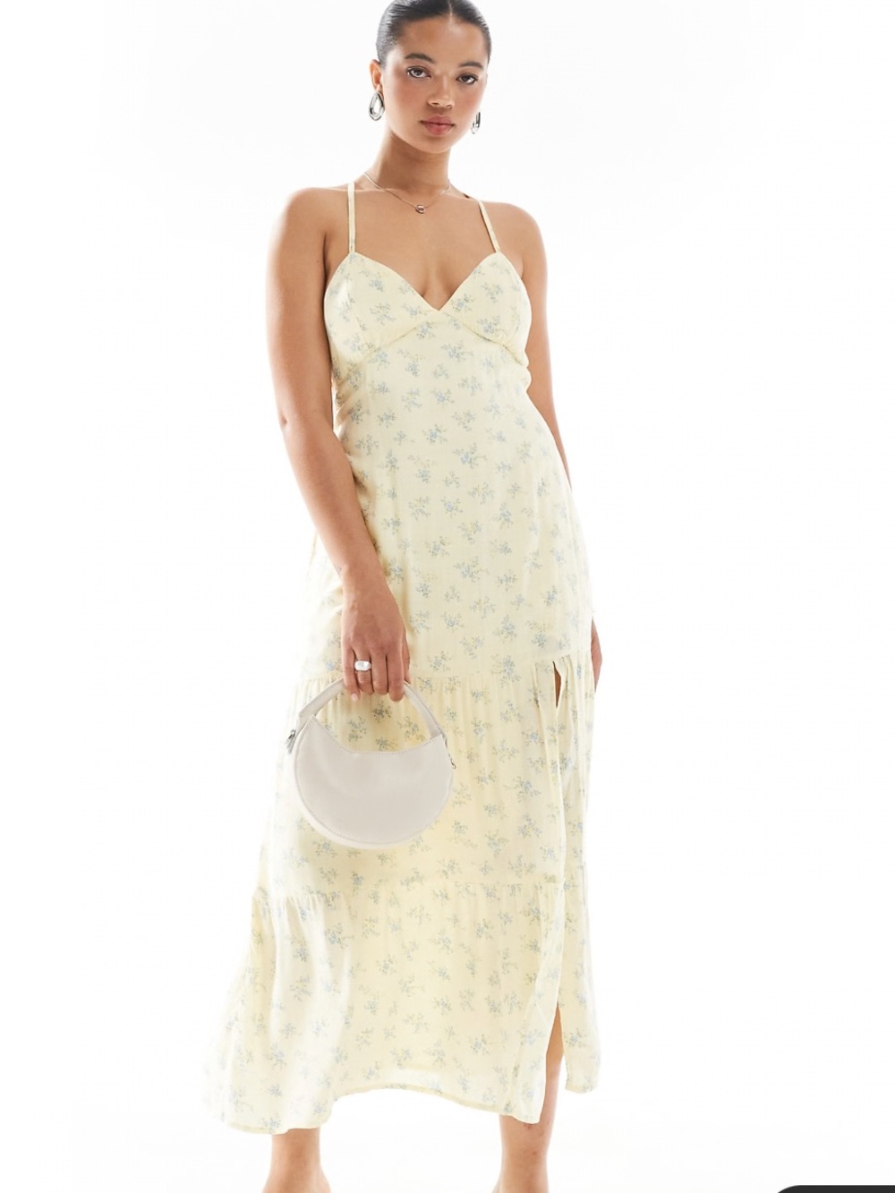 Hollister Open Back Maxi Dress